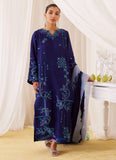 Farah Talib Aziz Nada Ink Blue Embroidered Shirt And Dupatta Lea Fall 2024