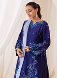 Farah Talib Aziz Nada Ink Blue Embroidered Shirt And Dupatta Lea Fall 2024
