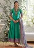 Farah Talib Aziz Ilyana Sea Green Kalidaar Mayna Festive Luxe 2024