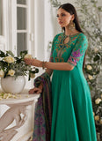 Farah Talib Aziz Ilyana Sea Green Kalidaar Mayna Festive Luxe 2024