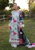 Elaf Premium ECK-01B Aquabella  Print Chikankari Collection 2024