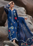 Crimson Into The Wild - Midnight Blue Luxury Lawn 2024