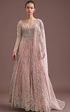 Thread & Motifz Net Embroidered Dress With Skirt And Embroidered Dupatta 9310 Formal Pret 2024