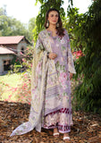 Elaf Premium ECK-03A Lilac L’Amour Print Chikankari Collection 2024