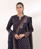 Sapphire  2 Piece Embroidered Lawn Suit 0U2DEDY24V52 Intermix Collection 2024