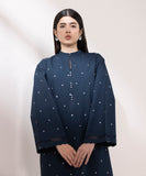 Sapphire  2 Piece Embroidered Dobby Suit 0U2TEDY24V56 Intermix Collection 2024