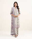 Sapphire 3PESUS26V07B Embroidered Dobby Suit Eid 1 2026