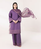 Sapphire  3 Piece Embroidered Cambric Suit 0U3PEDY24V57 Intermix Collection 2024