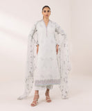 Sapphire  3 Piece Embroidered Cambric Suit 0U3PEST24V51 Intermix Collection 2024