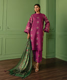 Sapphire 3 Piece Embroidered Dobby Suit 0U3PEST24V55 Intermix Collection 2024