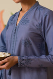 Cross Stitch Blue Fern Chikankari 2025