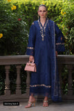 Saadia Asad D10- Royal Blue Noor Eid Luxury Schiffli Laserkari 2025