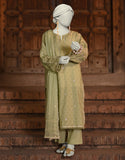 Juniad Jamshaid Green Dobby Embroidered 3PC-JLAWN-S-25-051-S Summer Pret 2025