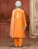 Juniad Jamshaid Mustard Lawn Embroidered 3PC-JLAWN-S-25-061-S Summer Pret 2025