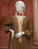 Juniad Jamshaid Brown Lawn Embroidered 3PC-JLAWN-S-25-064-S Summer Pret 2025