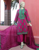Junaid Jamshaid 3PC-JLAWN-S-25-3060 Purple Lawn Embroidered Shades Of Summer 2025