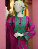 Junaid Jamshaid 3PC-JLAWN-S-25-3060 Purple Lawn Embroidered Shades Of Summer 2025