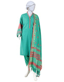 Junaid Jamshaid 3PC-JLAWN-S-25-3122 Green Jacquard Dyed  Shades Of Summer 2025