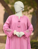 Junaid Jamshaid 3PC-JLAWN-S-25-3155 Pink Cambric Schiffli  Shades Of Summer 2025