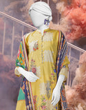 Junaid Jamshaid 3PC-25-3217 Yellow Cambric Printed Shades Of Summer 2025