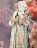 Junaid Jamshaid 3PC-25-3219 Green Cambric Printed Shades Of Summer 2025
