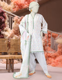 Junaid Jamshaid 3PC-25-3225 Green Cambric Printed Shades Of Summer 2025