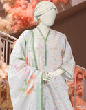 Junaid Jamshaid 3PC-25-3225 Green Cambric Printed Shades Of Summer 2025