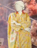 Junaid Jamshaid 3PC-25-3229 Yellow Cambric Printed Shades Of Summer 2025