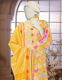 Junaid Jamshaid 3PC-25-3233 Multicolor Cambric Printed Shades Of Summer 2025