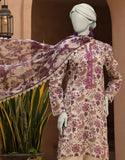 Junaid Jamshaid 3PC-JLAWN-S-25-3296-B Multicolor Lawn Embroidered Shades Of Summer 2025