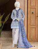 Junaid Jamshaid 3PC-JLAWN-S-25-3297-A Multicolor Lawn Embroidered Shades Of Summer 2025