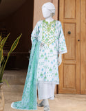 Junaid Jamshaid 3PC-JLAWN-S-25-3300-A Multicolor Lawn Embroidered Shades Of Summer 2025