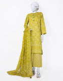 Juniad Jamshaid Green Lawn Printed 3PC-JLAWN-S-25-807-S Summer Pret 2025