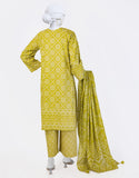 Juniad Jamshaid Green Lawn Printed 3PC-JLAWN-S-25-807-S Summer Pret 2025