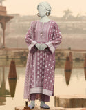 Junaid Jamshaid 3PC-JLAWN-S-25-820 Lilac Lawn  Printed Shades Of Summer 2025
