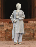 Junaid Jamshaid 3PC-JLAWN-S-25-834 Blue Doria Embroidered Shades Of Summer 2025