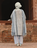 Junaid Jamshaid 3PC-JLAWN-S-25-834 Blue Doria Embroidered Shades Of Summer 2025