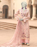 Junaid Jamshaid 3PC-JLAWN-S-25-839 Pink Lawn Embroidered Shades Of Summer 2025