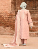 Junaid Jamshaid 3PC-JLAWN-S-25-845 Peach Lawn Dyed 3pc Jlawn S 25 845 Shades Of Summer 2025