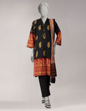 Junaid Jamshaid JL261089U Black Spring Lawn 2026