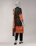 Junaid Jamshaid JL261089U Black Spring Lawn 2026
