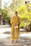 Saadia Asad D1 - B - Mango Yellow Noor Eid Luxe Printskhaas 2026