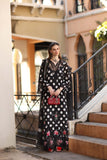 Saadia Asad D4 - A - Black Polka Noor Eid Luxe Printskhaas 2026