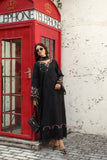 Saadia Asad D1 - B - Midnight Black Noor Luxe Chikankari 2026
