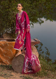 Crimson Mirror Garden - D3A Tasawar Luxe Lawn 2025
