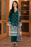 Farasha Online Teal Essence Summer Weaves Embroidered lawn 2025