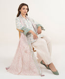 Sapphire 3PESUS26V130 Embroidered Cotton Satin Suit Eid 1 2026