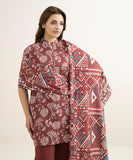 Sapphire 3PESUS26V08B Embroidered Dobby Suit Eid 1 2026