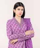 Sapphire  3 Piece Embroidered Lawn Suit 3PEDY24DFV57 Intermix Collection 2024