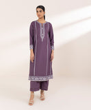 Sapphire Embroidered Crosshatch Shirt 3PTES25V219S Eid 1 RTW 2025